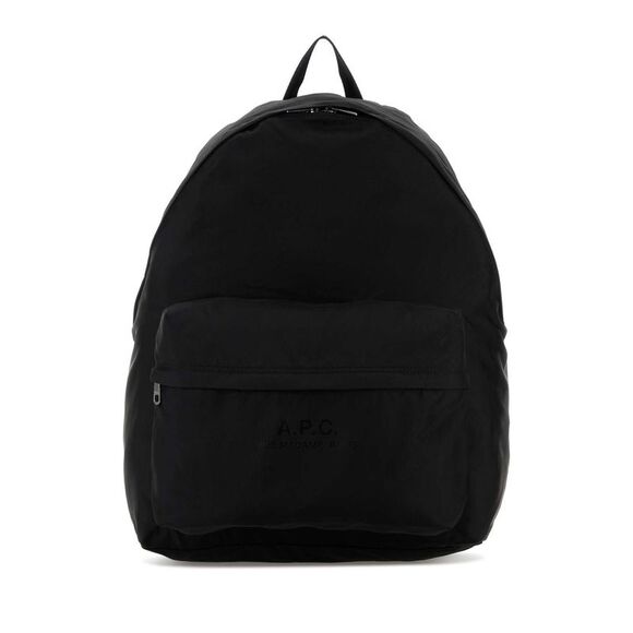 A.P.C. Other - A.P.C. Men Black Canvas Sac A Dos Backpack
